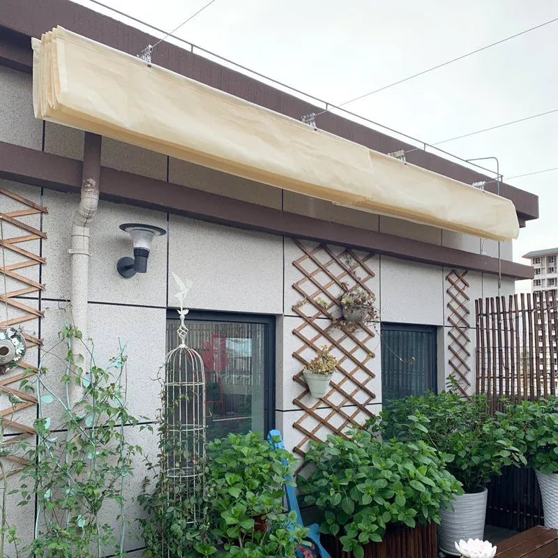 Retractable Wave Shade Canopy